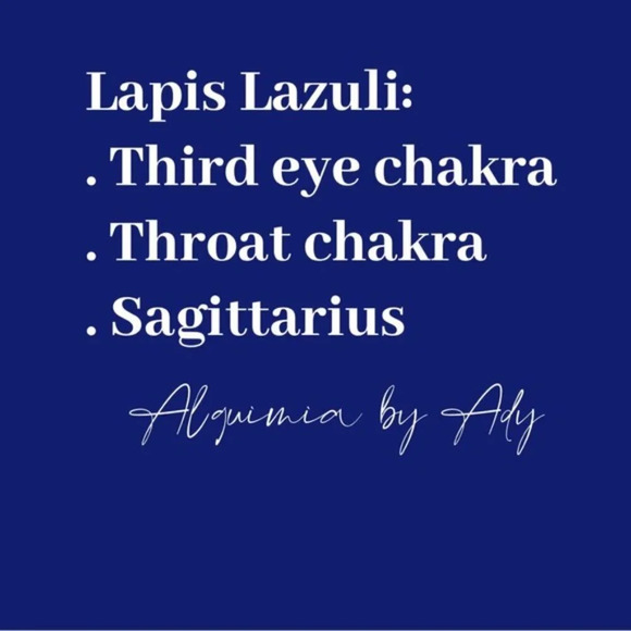 Colorful fall vibes lapis lazuli stud earrings - Picture 3 of 4